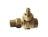 NO-LEAD HAYSTITE X FIP FULL PORT BALL VALVE CURBSTOP WITH DRAIN